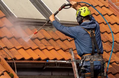 Démoussage et hydrofuge de toiture à Ameugny